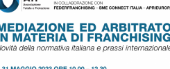 Workshop “Mediazione ed Arbitrato in materia di Franchising”